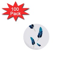 Feather Bird 1  Mini Buttons (100 Pack)  by artworkshop