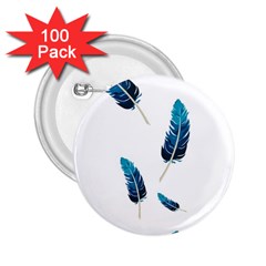 Feather Bird 2 25  Buttons (100 Pack)  by artworkshop