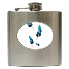 Feather Bird Hip Flask (6 Oz) by artworkshop