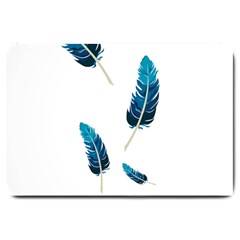 Feather Bird Large Doormat  by artworkshop