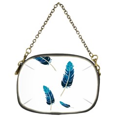 Feather Bird Chain Purse (one Side) by artworkshop