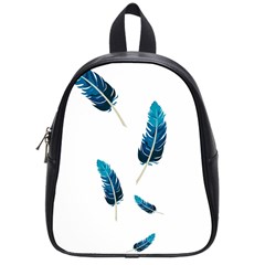 Feather Bird School Bag (small) by artworkshop