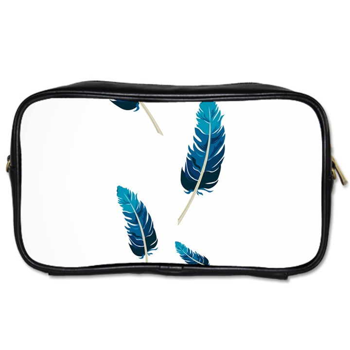 Feather Bird Toiletries Bag (One Side)