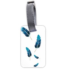 Feather Bird Luggage Tag (two Sides) by artworkshop