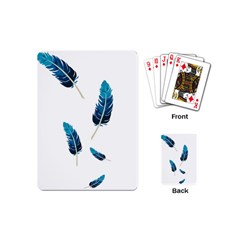 Feather Bird Playing Cards Single Design (mini) by artworkshop