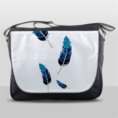 Feather Bird Messenger Bag by artworkshop