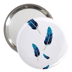 Feather Bird 3  Handbag Mirrors by artworkshop