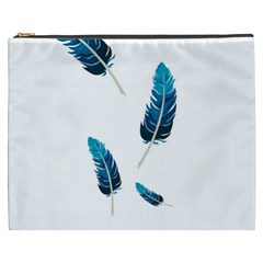 Feather Bird Cosmetic Bag (xxxl) by artworkshop