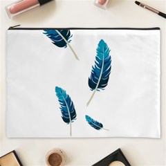 Feather Bird Cosmetic Bag (xxxl) by artworkshop