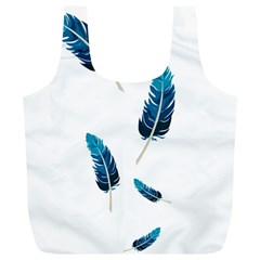 Feather Bird Full Print Recycle Bag (xl) by artworkshop