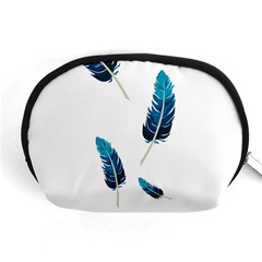 Feather Bird Accessory Pouch (medium) by artworkshop