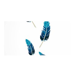 Feather Bird Satin Wrap 35  X 70 