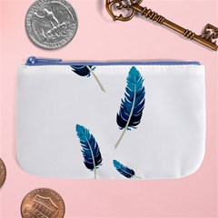 Feather Bird Large Coin Purse by artworkshop