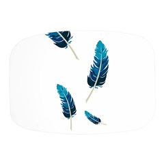 Feather Bird Mini Square Pill Box