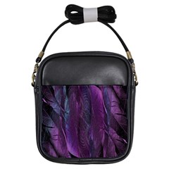 Feather Girls Sling Bag by artworkshop