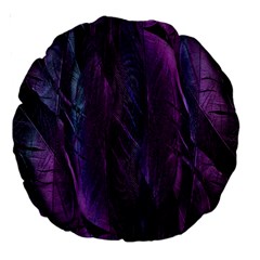 Feather Large 18  Premium Round Cushions by artworkshop