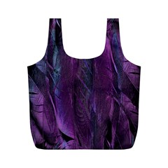 Feather Full Print Recycle Bag (m) by artworkshop