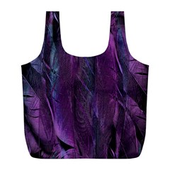 Feather Full Print Recycle Bag (l) by artworkshop