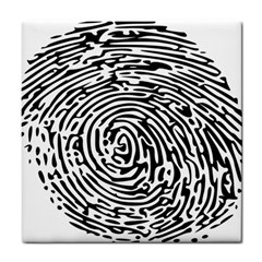 Fingerprint Tile Coaster by artworkshop