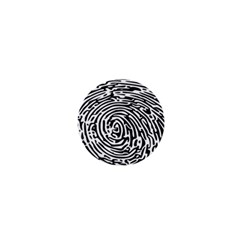 Fingerprint 1  Mini Buttons by artworkshop