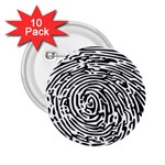 Fingerprint 2.25  Buttons (10 pack)  Front