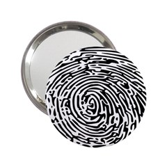 Fingerprint 2 25  Handbag Mirrors by artworkshop