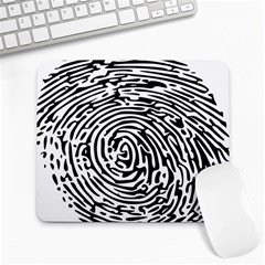 Fingerprint Large Mousepads by artworkshop