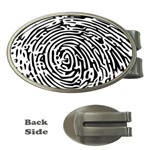 Fingerprint Money Clips (Oval)  Front