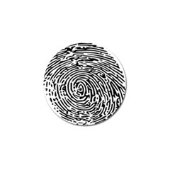 Fingerprint Golf Ball Marker (4 Pack) by artworkshop