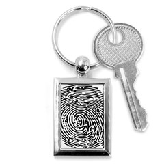 Fingerprint Key Chain (rectangle) by artworkshop