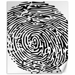 Fingerprint Canvas 8  X 10  by artworkshop