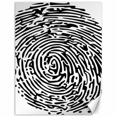 Fingerprint Canvas 12  X 16 