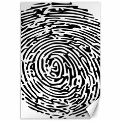 Fingerprint Canvas 12  X 18  by artworkshop