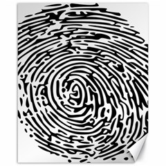 Fingerprint Canvas 16  X 20  by artworkshop