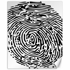 Fingerprint Canvas 11  X 14  by artworkshop