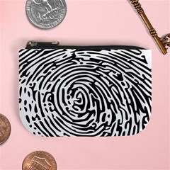 Fingerprint Mini Coin Purse by artworkshop