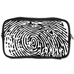 Fingerprint Toiletries Bag (one Side) by artworkshop