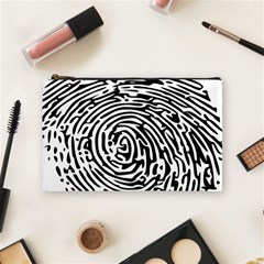 Fingerprint Cosmetic Bag (medium) by artworkshop