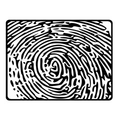 Fingerprint Fleece Blanket (small) by artworkshop