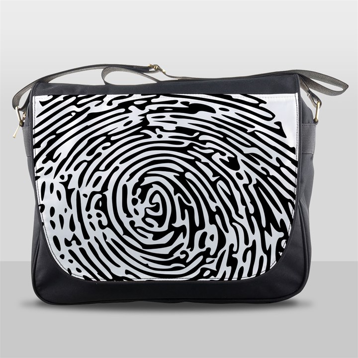 Fingerprint Messenger Bag