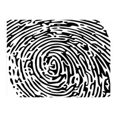 Fingerprint Double Sided Flano Blanket (mini)  by artworkshop