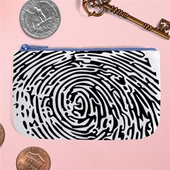 Fingerprint Large Coin Purse by artworkshop