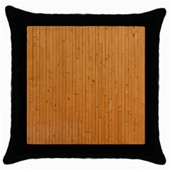 Hardwood Vertical Throw Pillow Case (black) by artworkshop