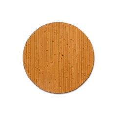 Hardwood Vertical Magnet 3  (round) by artworkshop