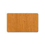 Hardwood Vertical Magnet (Name Card) Front