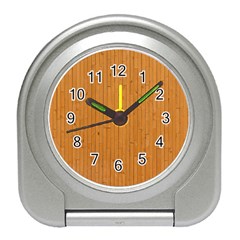 Hardwood Vertical Travel Alarm Clock by artworkshop