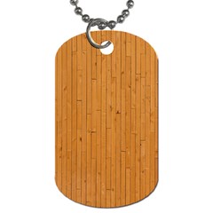 Hardwood Vertical Dog Tag (two Sides) by artworkshop