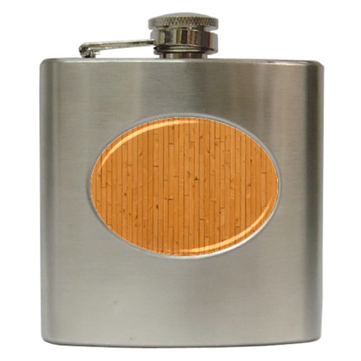 Hardwood Vertical Hip Flask (6 oz)