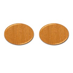 Hardwood Vertical Cufflinks (oval)