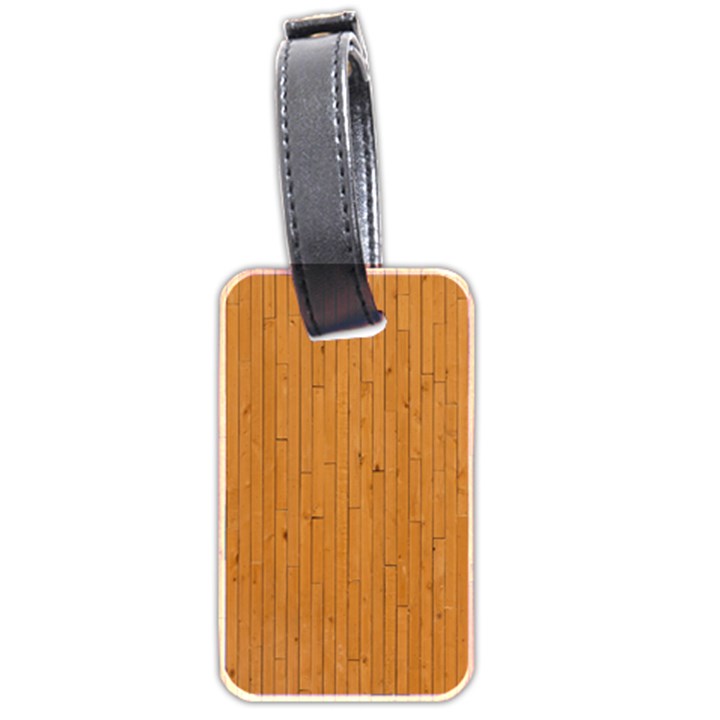 Hardwood Vertical Luggage Tag (two sides)